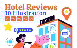 10 Hotel Reviews Illustration