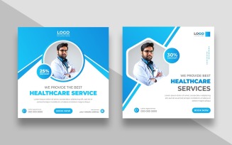 Medical and Healthcare social media post Ver-3