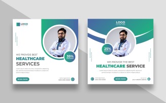 Medical and Healthcare social media post Ver-4
