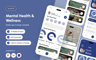 Moodora – Emotional Balance App UI Kit
