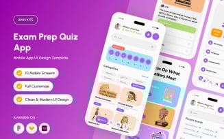Pintera – Study Quiz App UI Kit