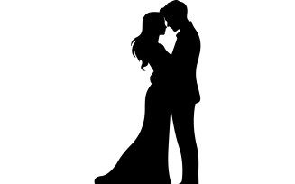 Romantic Couple Vector Illustration