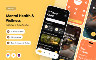 Sehati – Mental Wellness Mobile UI Kit