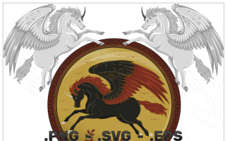 Winged Horse from Greek Mythology
