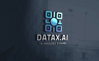 Abstract AI Data Professional Logo