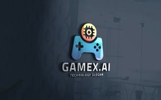 Abstract AI Gaming Pro Logo