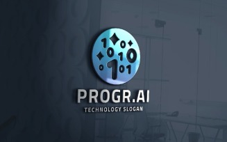Abstract AI Programming Logo