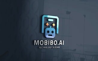 Abstract Mobile AI Pro Logo