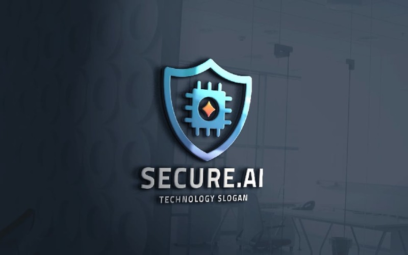 AI Security Shield Pro Logo Logo Template