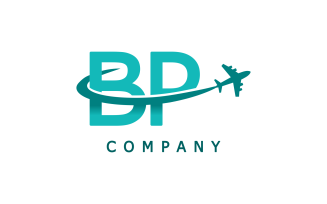 Creative BP Letter Design Logo