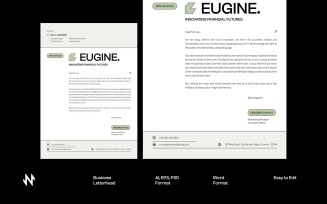 Professional Letterhead Design Template