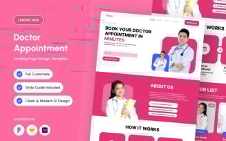 Alivio - Doctor Appointment Landing Page Design Template