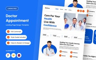 Bahtera - Doctor Appointment Landing Page Design Template