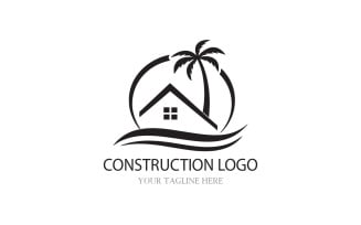 Beach House Logo Design for All Real Estate and Resort Companies