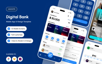 EvoBank – Modern Banking UI Kit