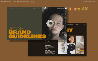 Lemunex – Creative Brand Guidelines Presentation Template | PowerPoint + Google Slides.