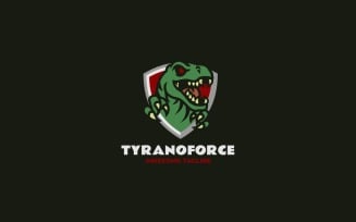 Mascot Gaming Tyrano Force Logo