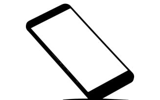 Modern smartphone mockup vector illustration