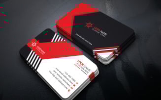Corporate Business Card Design Template V09