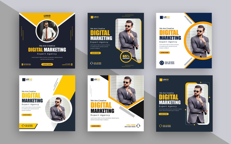 Digital Marketing Agency Instagram Post Ver-5 Social Media