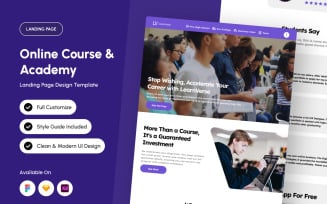 LearnVerse – Learning Platform Page