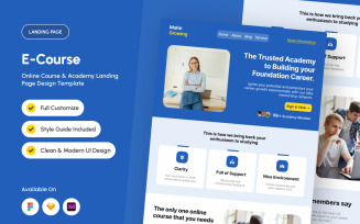Mahir – Education Landing Page