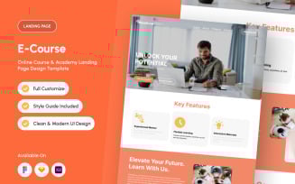 MindGrow – Academy Landing Page