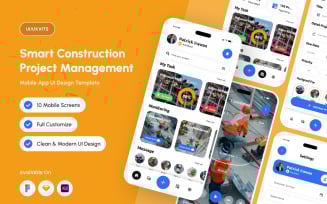 Proyekin – Smart Construction App UI Kit