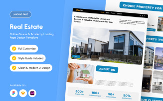 StayHo – Real Estate Landing Page