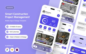 Struvalo – Smart Construction App UI Kit