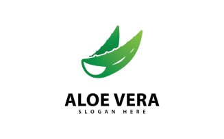 Aloe Vera Logo Design Template V1