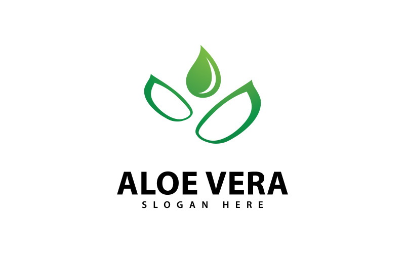 Aloe Vera Logo Design Template V4 Logo Template