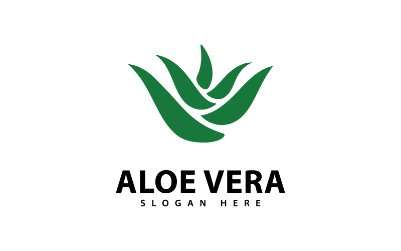 Aloe Vera Logo Design Template V5 Logo Template