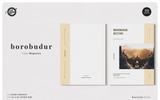 BOROBUDUR Travel Magazine Template
