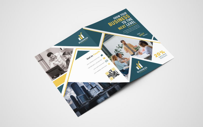 Corporate Bi-fold Brochure Design Corporate Identity