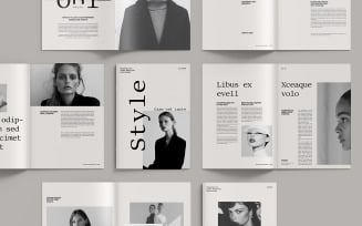 Style Look Book Magazine Template