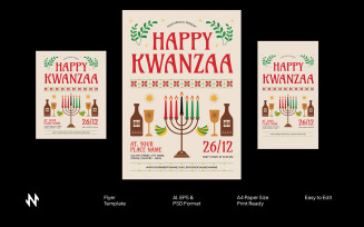 Traditional Kwanzaa Celebration Flyer