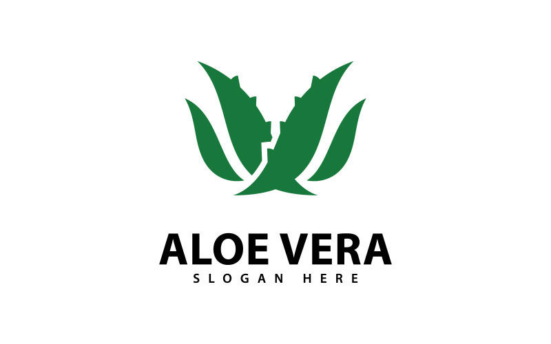 Aloe Vera Logo Design Template 6 Logo Template
