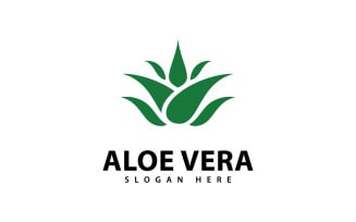 Aloe Vera Logo Design Template V0