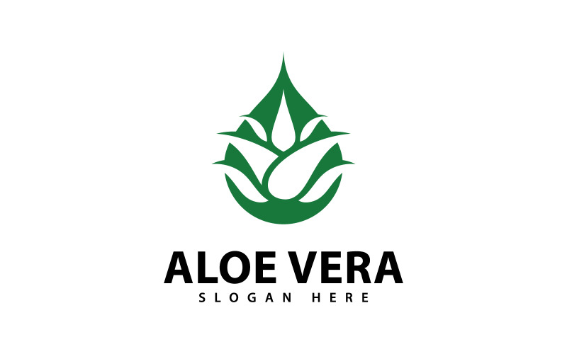 Aloe Vera Logo Design Template V12 Logo Template