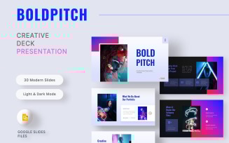 BoldPitch – Dual Mode Google Slides Template