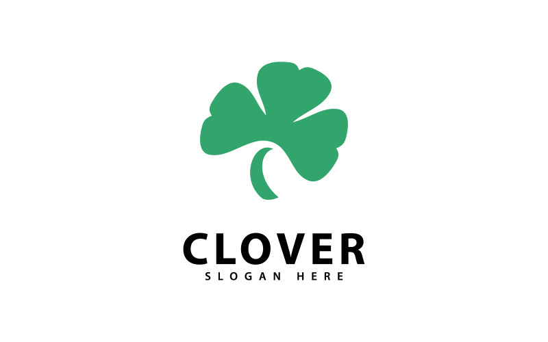 Clover Leaf Logo Template Design v12