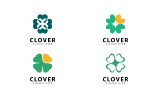 Clover Leaf Logo Template Design v13