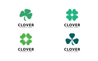 Clover Leaf Logo Template Design v14