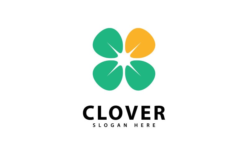 Clover Leaf Logo Template Design v3