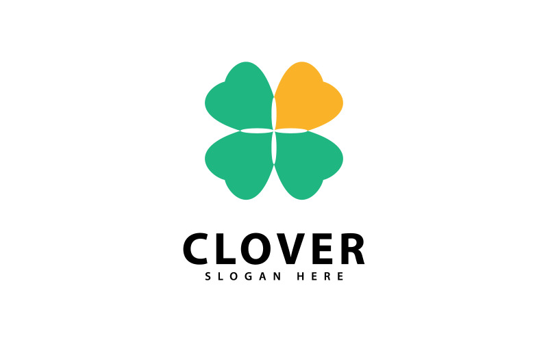 Clover Leaf Logo Template Design v4
