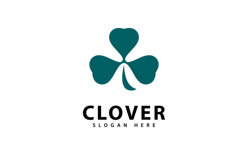 Clover Leaf Logo Template Design v5