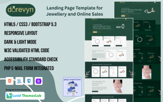 Dorevyn – Luxury Jewelry Store and Valentine Gift Shop HTML Template