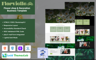 Florvielle – Elegant Flower Shop and Florist HTML Template