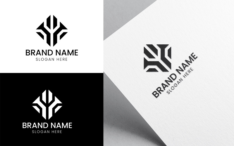 Free Letter Y building logo-1006 Logo Template